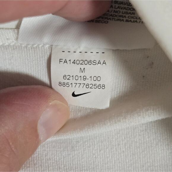 Nike Dri Fit Women's Ivory White Tennis Mini Skirt Size Medium - Picture 7 of 10